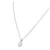 Image 3 : 14KT White Gold 1.05 ctw Diamond Pendant With Chain