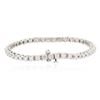 Image 2 : 14KT White Gold 2.89 ctw Diamond Tennis  Bracelet