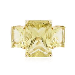 10KT Yellow Gold 11.97 ctw Lemon Quartz Ring