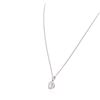 Image 3 : 14KT White Gold 0.94 ctw Diamond Pendant With Chain