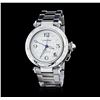 Image 2 : Cartier Pasha C Longitudinal Stainless Steel Wristwatch
