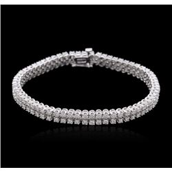 14KT White Gold 3.10 ctw Diamond Bracelet