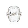 Image 1 : 14KT White Gold 8.27 ctw Aquamarine and Diamond Ring