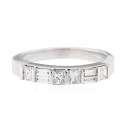 14KT White Gold 0.75 ctw Diamond Ring