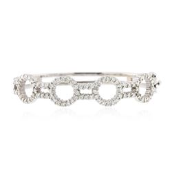 14KT White Gold 2.93 ctw Diamond Bangle