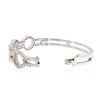 Image 3 : 14KT White Gold 2.93 ctw Diamond Bangle