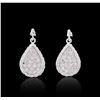 Image 1 : 14KT White Gold 2.02 ctw Diamond Earrings