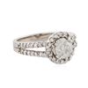 Image 2 : 14KT White Gold 1.77 ctw Diamond Ring