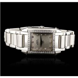 Girard Perregaux Stainless Steel Diamond Wristwatch