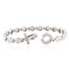 Image 3 : 14KT White Gold 3.00 ctw Diamond Tennis Bracelet