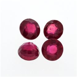 8.00 cts. Round Cut Ruby Parcel