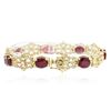 Image 2 : 14KT Yellow Gold 30.97 ctw Ruby and Diamond Bracelet