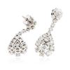 Image 2 : 14KT White Gold 2.87 ctw Diamond Earrings