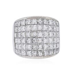 14KT White Gold 8.10 ctw Diamond Ring