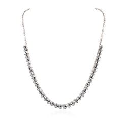 14KT White Gold 10.75 ctw Diamond Necklace