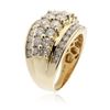 Image 3 : 14KT Yellow Gold 3.00 ctw Diamond Ring