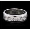 Image 1 : 14KT White Gold 0.90 ctw Diamond Ring
