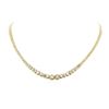 Image 1 : 18KT Yellow Gold 11.78 ctw Diamond Tennis Necklace