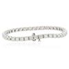 Image 2 : 14KT White Gold 4.40 ctw Diamond Tennis  Bracelet
