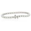 Image 2 : 14KT White Gold 4.40 ctw Diamond Tennis  Bracelet