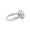 Image 3 : 14KT White Gold 1.78 ctw Diamond Ring