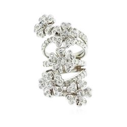 18KT White Gold 3.04 ctw Diamond Ring