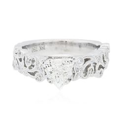 18KT White Gold 1.12 ctw Diamond Ring