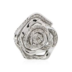 14KT White Gold 0.67 ctw Diamond Ring
