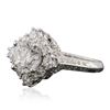 Image 2 : 18KT White Gold 3.09 ctw Diamond Ring