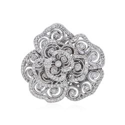 14KT White Gold 0.22 ctw Diamond Ring