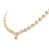 Image 3 : 14KT Yellow Gold 18.06 ctw Tanzanite and Diamond Necklace