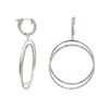 Image 2 : 14KT White Gold 1.52 ctw Diamond Earrings