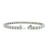 Image 3 : 14KT White Gold 7.31 ctw Diamond Tennis Bracelet