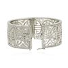 Image 3 : 14KT White Gold 1.59 ctw Diamond Bangle Bracelet