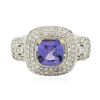 Image 1 : 14KT Two-Tone 2.07 ctw Tanzanite and Diamond Ring