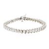 Image 1 : 14KT White Gold 2.46 ctw Diamond Tennis Bracelet
