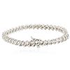 Image 2 : 14KT White Gold 2.46 ctw Diamond Tennis Bracelet