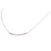 Image 3 : 14KT White Gold 0.84 ctw Diamond Necklace