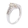 Image 3 : 14KT White Gold 1.32 ctw Diamond Ring