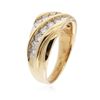 Image 3 : 14KT Yellow Gold 1.12 ctw Diamond Ring