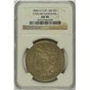 Image 1 : 1880-O MORGAN SILVER DOLLAR, TOP-100 VAM 48 HANGNAIL, NGC AU-50