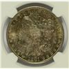 Image 2 : 1881-S MORGAN SILVER DOLLAR, NGC MS-63 NICE COLOR!