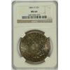 Image 1 : 1883-O MORGAN SILVER DOLLAR, NGC  MS-64 NICE COLOR!