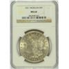 Image 1 : 1921 MORGAN SILVER DOLLAR, NGC MS-64
