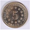 Image 2 : 1870 SHIELD NICKEL, PROOF-63