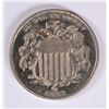 Image 1 : 1883 SHIELD NICKEL, PROOF-64 LOW MINTAGE!