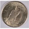 Image 2 : 1921 PEACE SILVER DOLLAR, MS-64+ WHITE AND NICE!