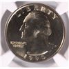 Image 2 : 1990 WASH. QUARTER, NGC MS-67, SO RARE NGC DOESN'T LIST A PRICE FOR MS-67 COINS