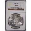 Image 1 : 1883 MORGAN SILVER DOLLAR, NGC MS-66