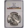 Image 1 : 1923 PEACE SILVER DOLLAR, NGC MS-66 TOUGH!